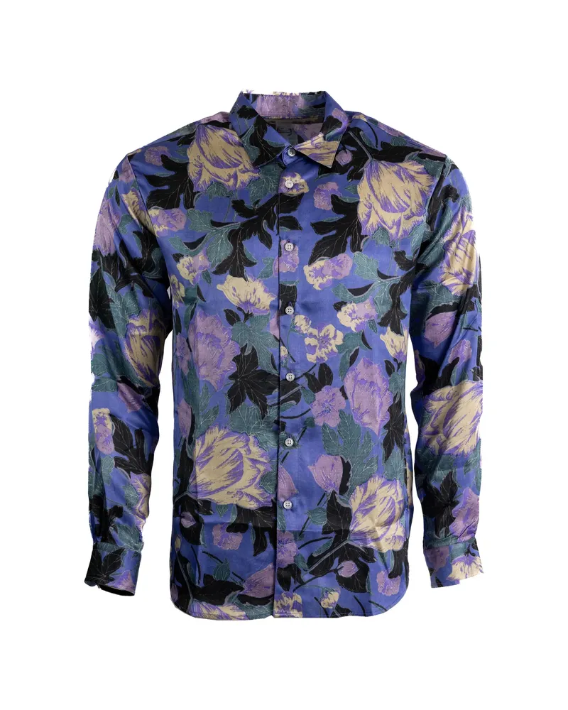 ERL Floral Shirt Purple