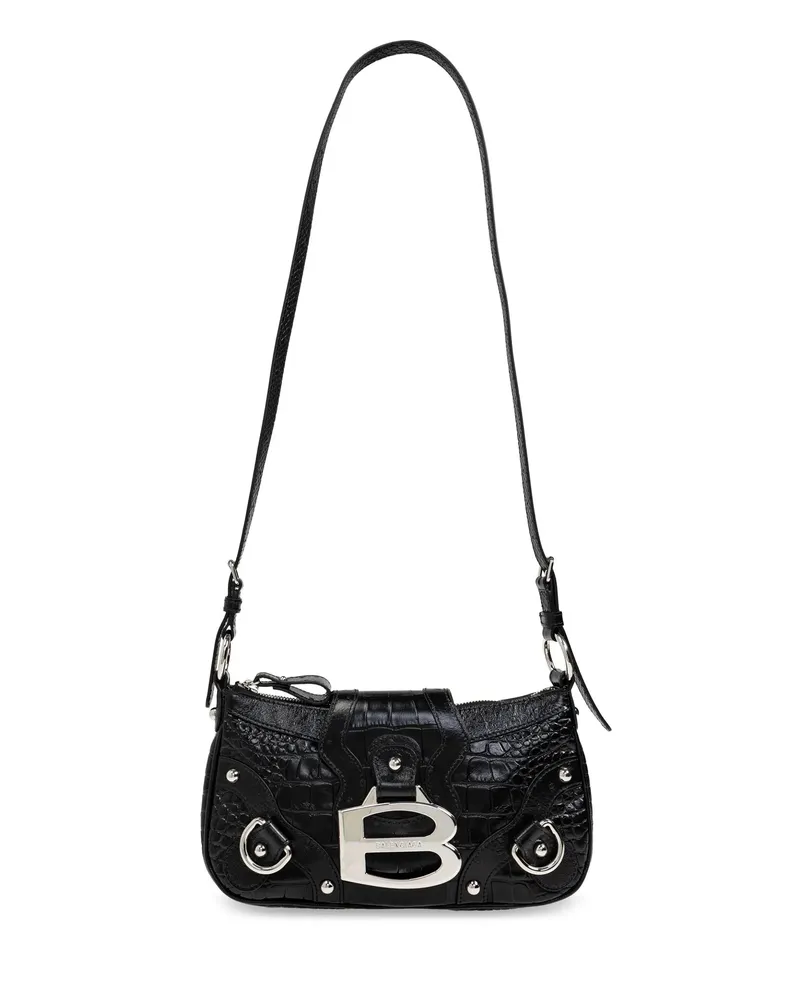 Balenciaga Small Essex Shoulder Bag Black