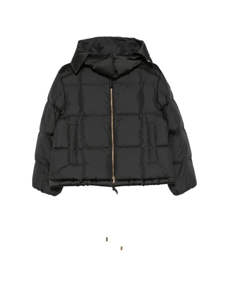 Moncler Legerete Quilted Hooded Jacket Black