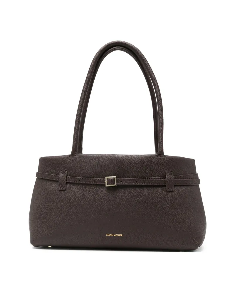 Manu Atelier Le Cambon East West Shoulder Bag Brown