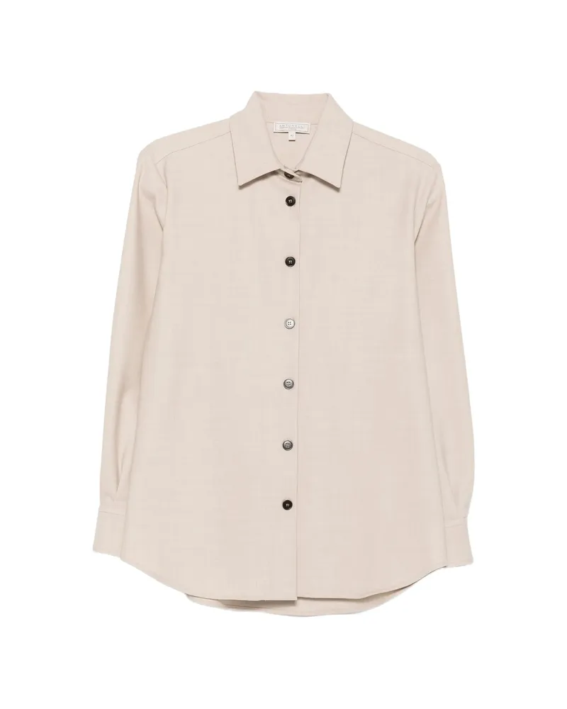 Antonelli Firenze Campari Button-fastening Long-sleeve Shirt Neutrals