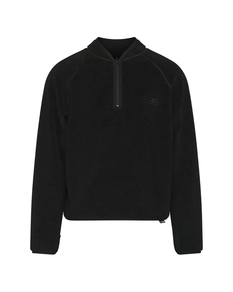 Maison Margiela Reversible Teddy Fleece Sweatshirt Black