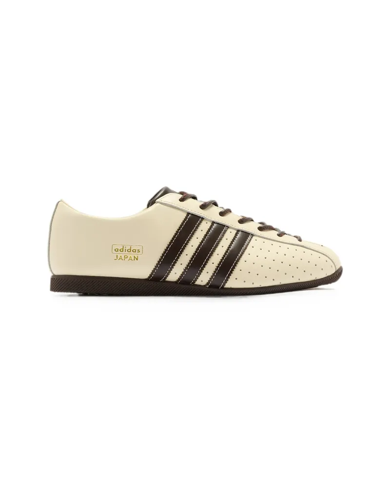 adidas Japan Lux Perforated Leather Sneakers Neutrals