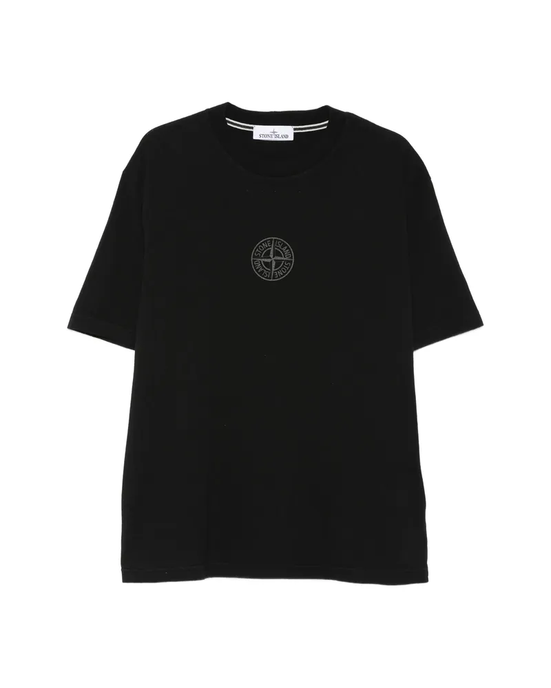 Stone Island Logo T-shirt Black