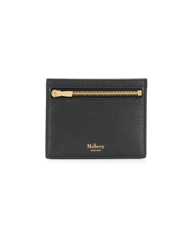 Mulberry Zipped Credit Card Holder Black