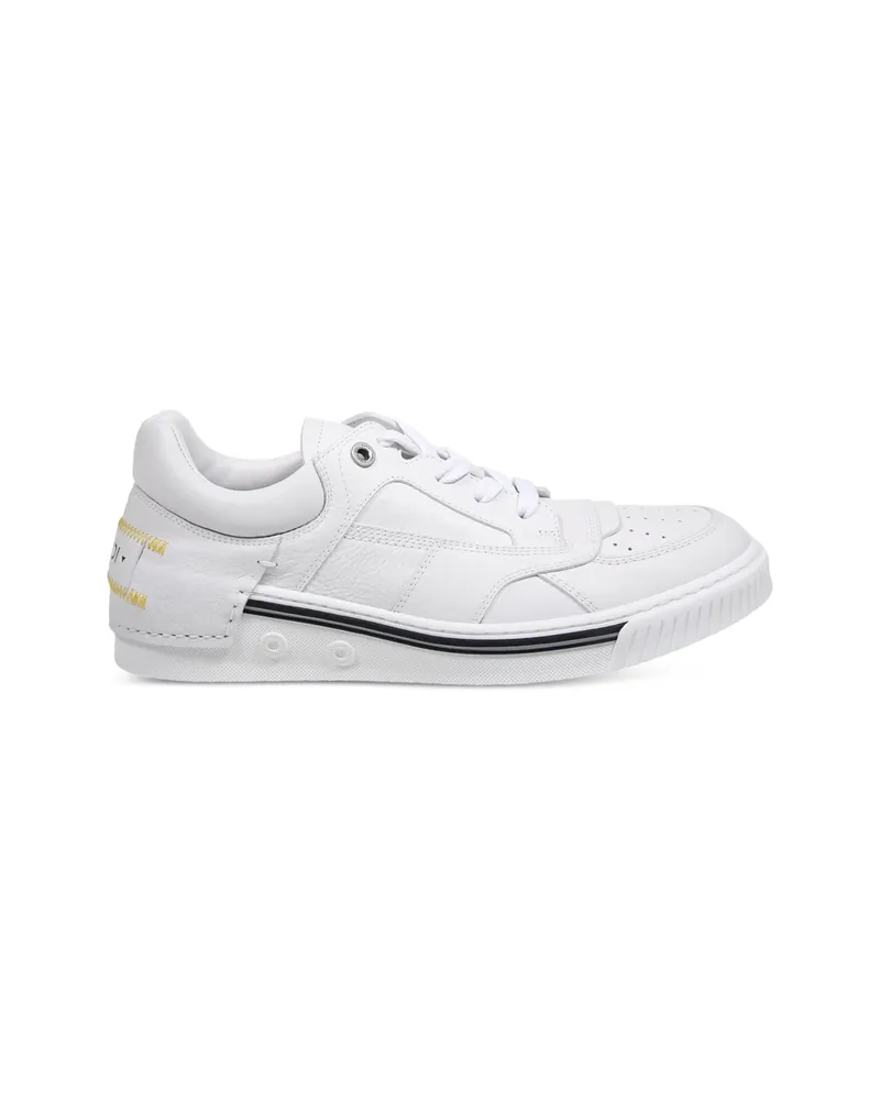 Fendi Fender Perforated Sneakers White