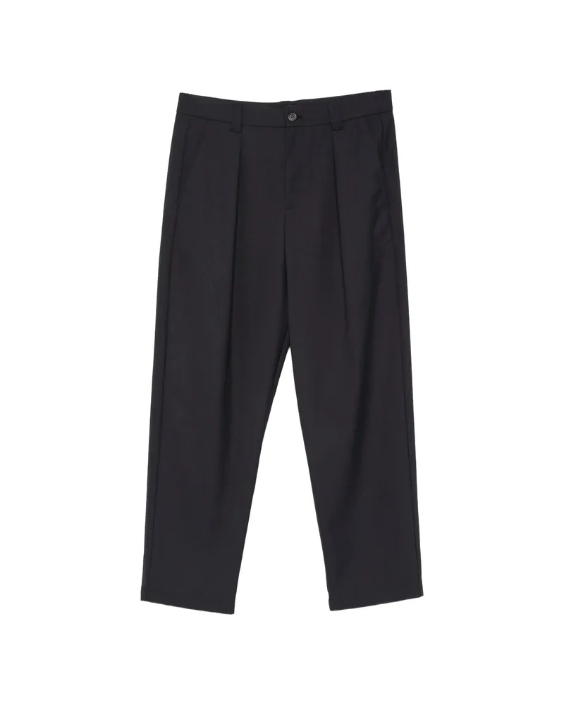 A.P.C. A. p.c. Pleated Straight-leg Trousers Blue