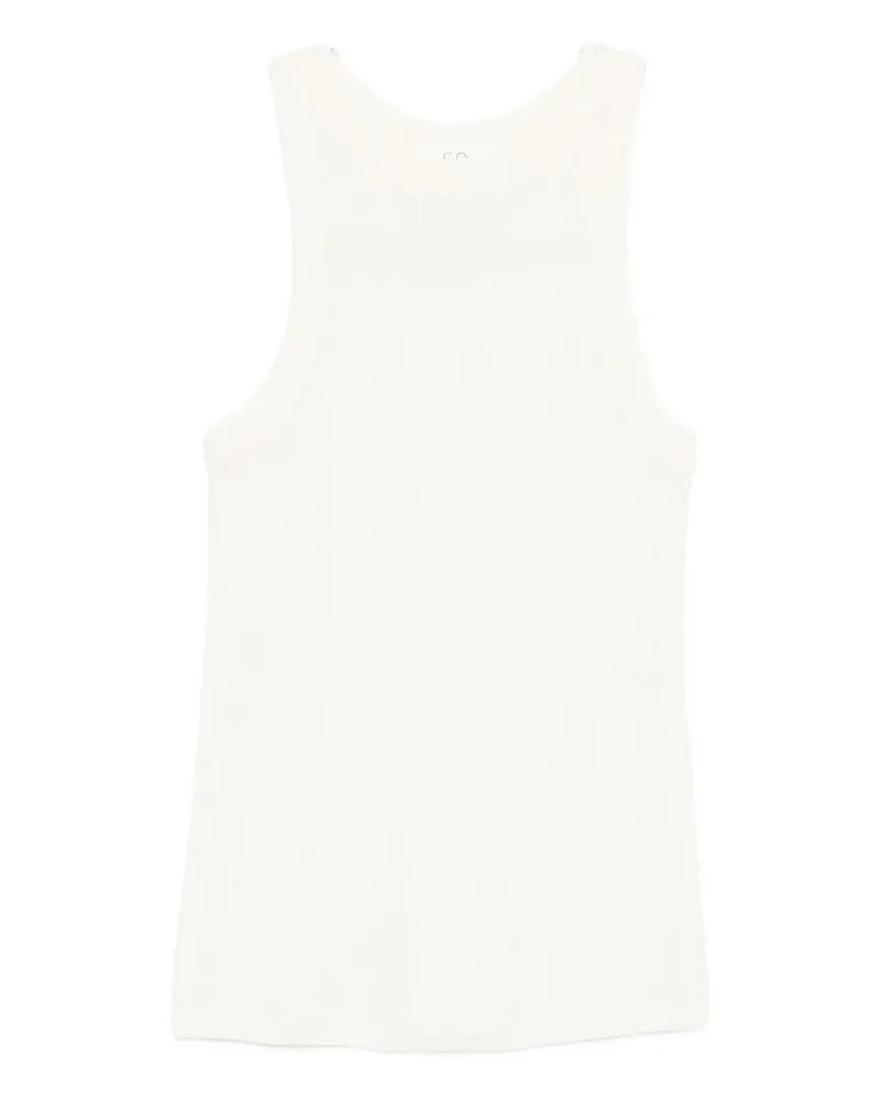 Co Ribbed Tank Top Neutrals