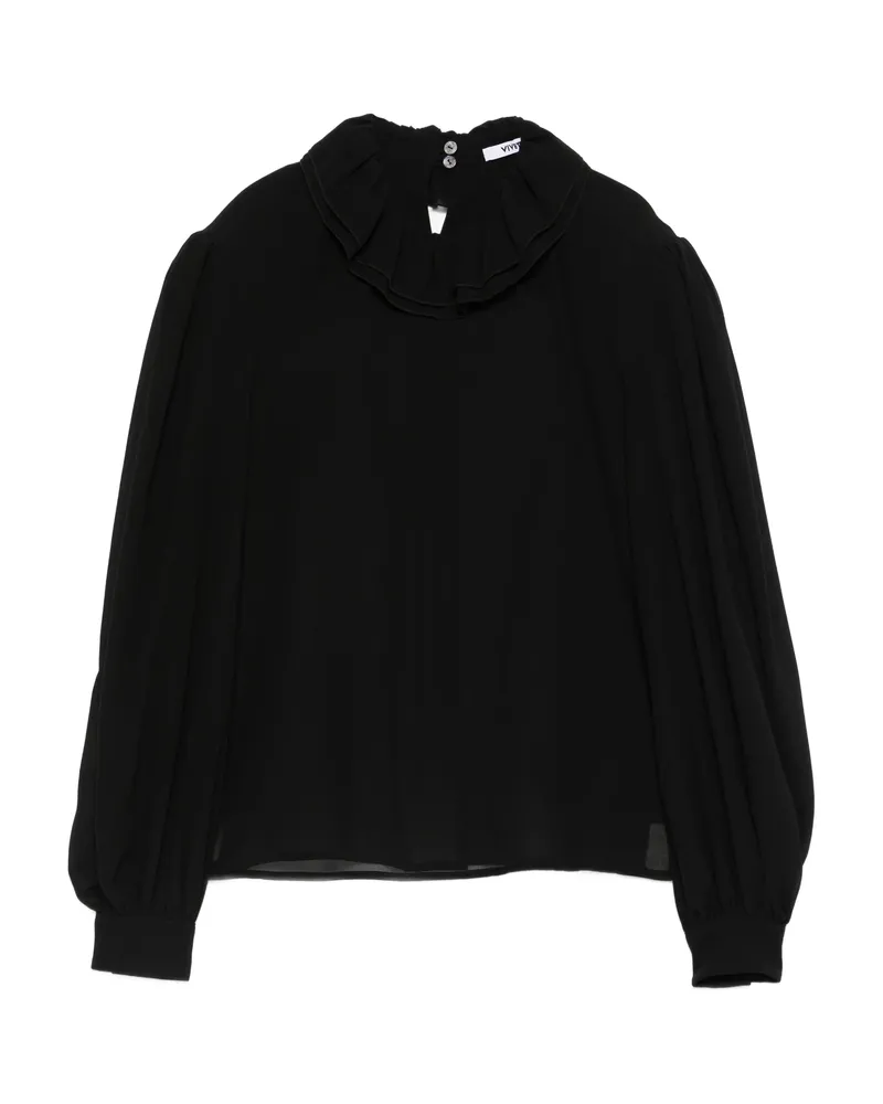 Vivetta Ruffled Blouse Black