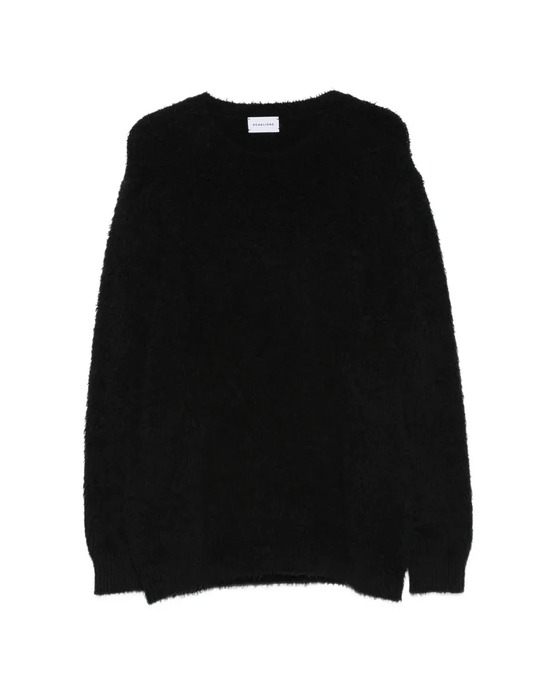 Scaglione Bouclé-knit Sweater Black