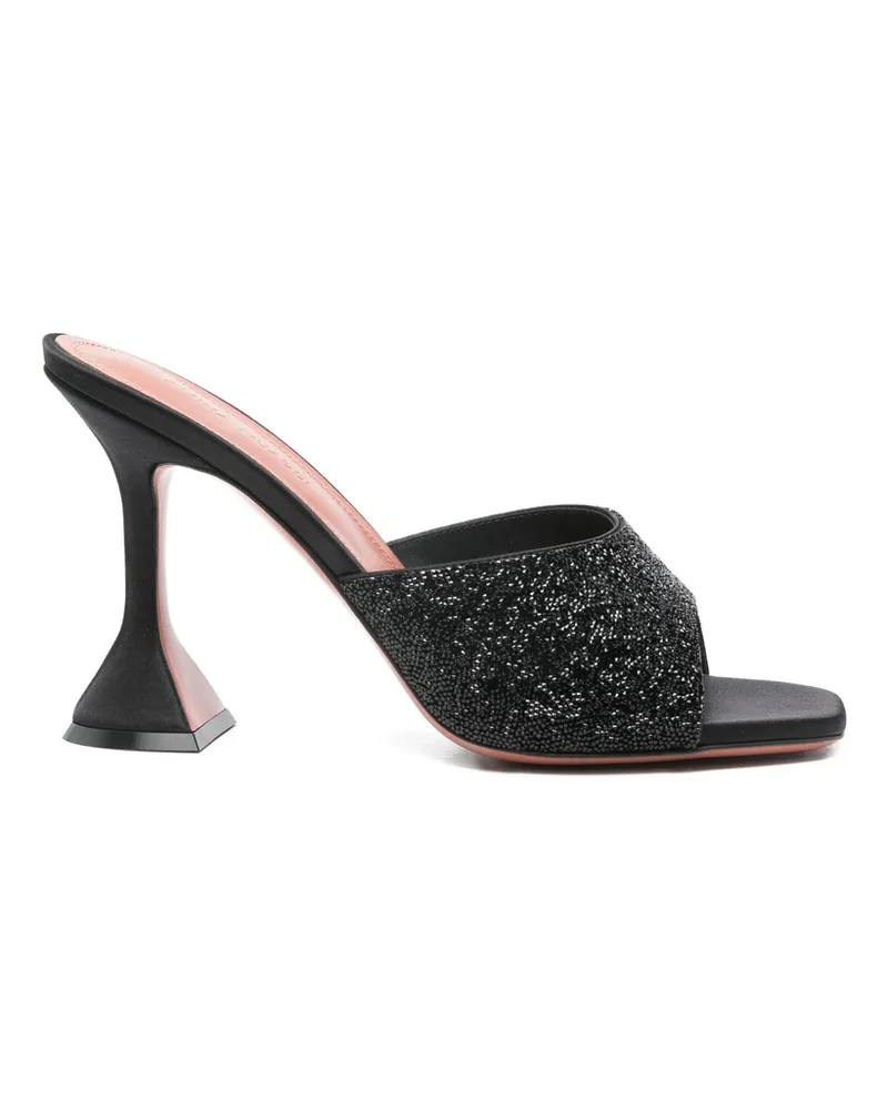 Amina Muaddi 95mm Lupita Mules Black