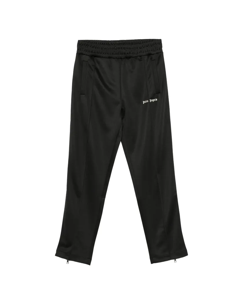 Palm Angels Logo-embroidered Track Pants Black