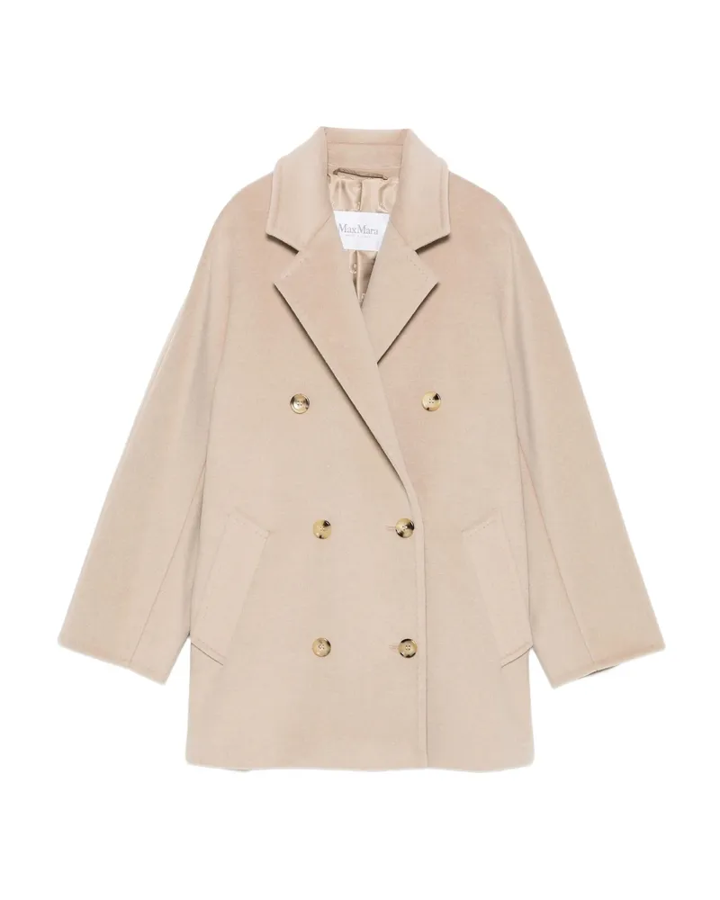 Max Mara Tedgirl Double-breasted Coat Neutrals