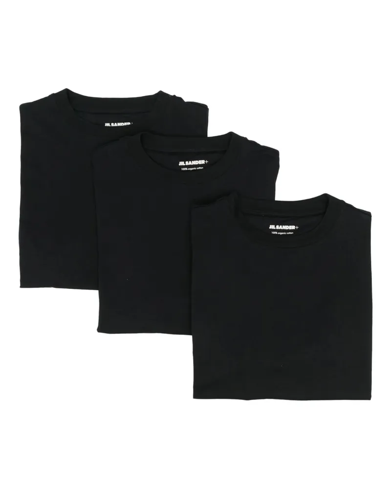 Jil Sander Short-sleeve 3-pack T-shirts Black
