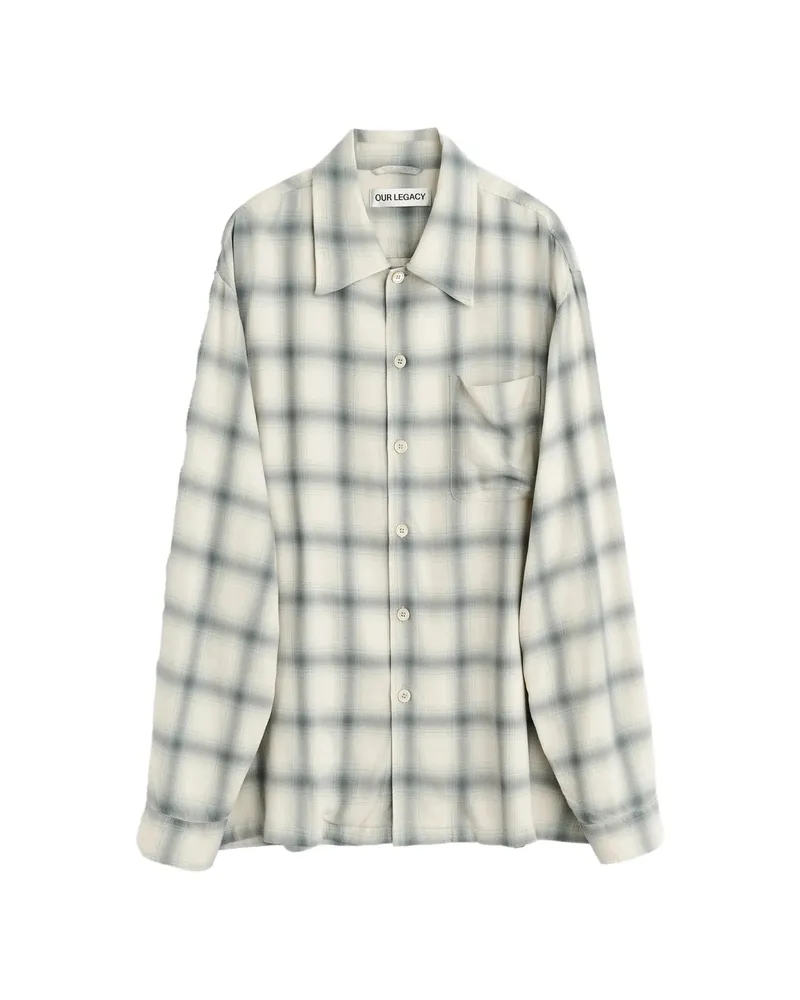 Our Legacy Every Check-pattern Shirt Neutrals