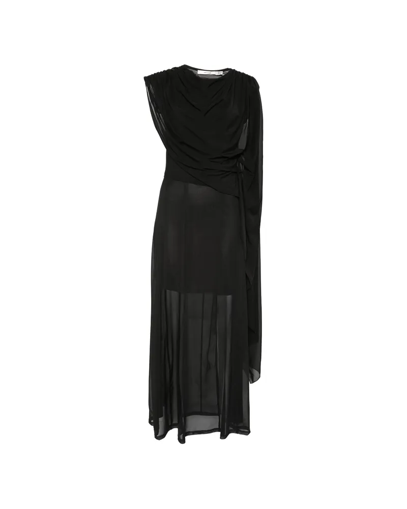 Gestuz Draped Maxi Dress Black