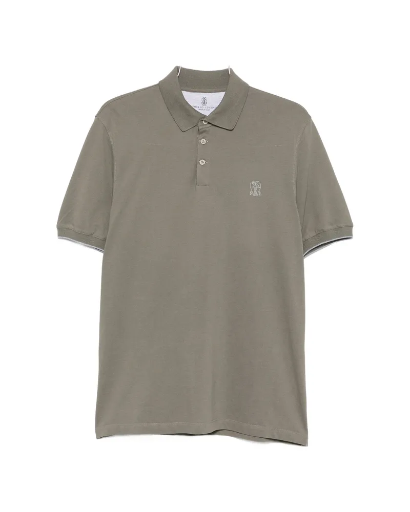 Brunello Cucinelli Polo Shirts Green