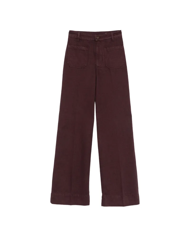 Victoria Beckham Alina Wide-leg Jeans Purple