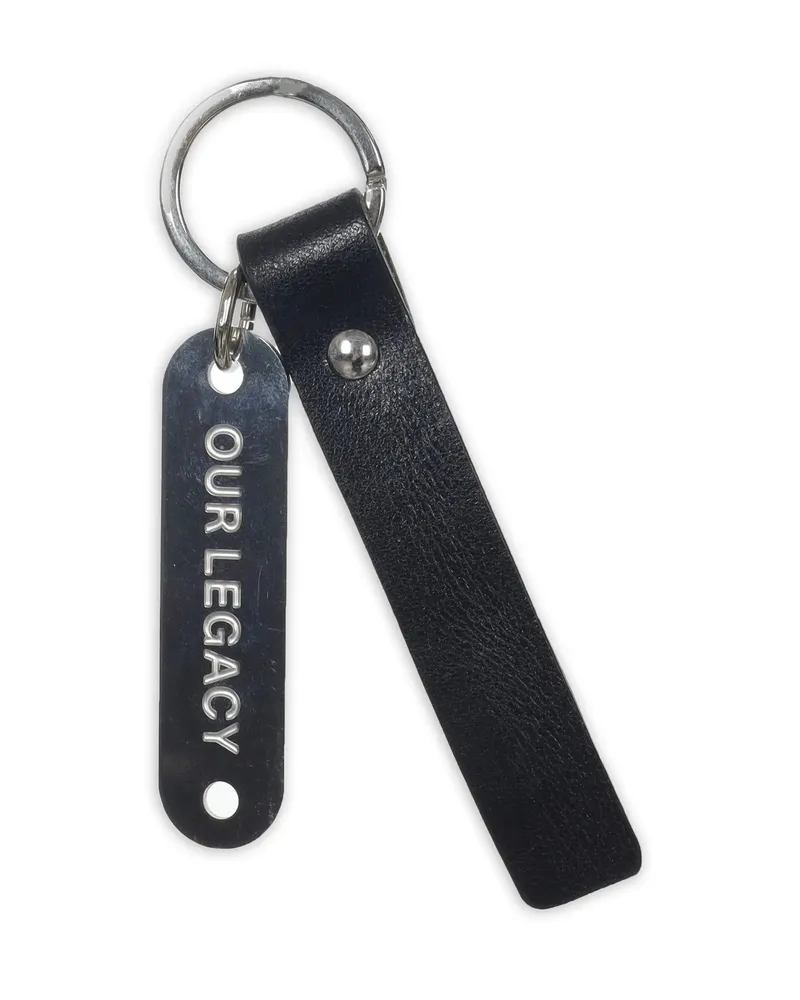 Our Legacy Logo-lettering Keyring Black
