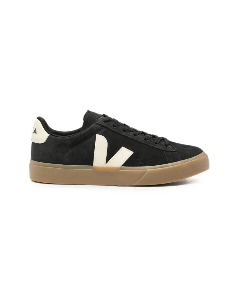 VEJA Campo Suede Logo-patch Sneakers Black
