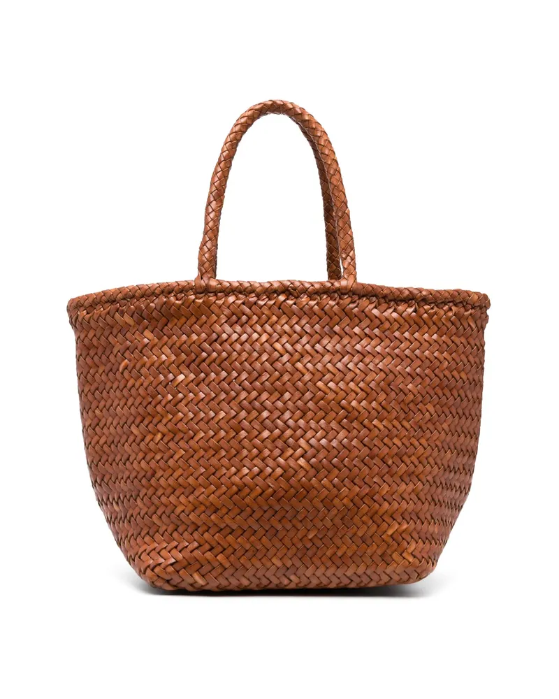Dragon Diffusion Grace Basket Small Tote Bag Brown