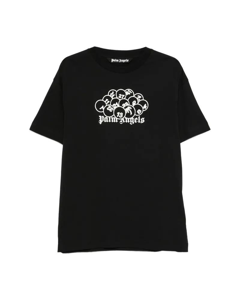 Palm Angels PA Pool Graphic-print T-shirt Black