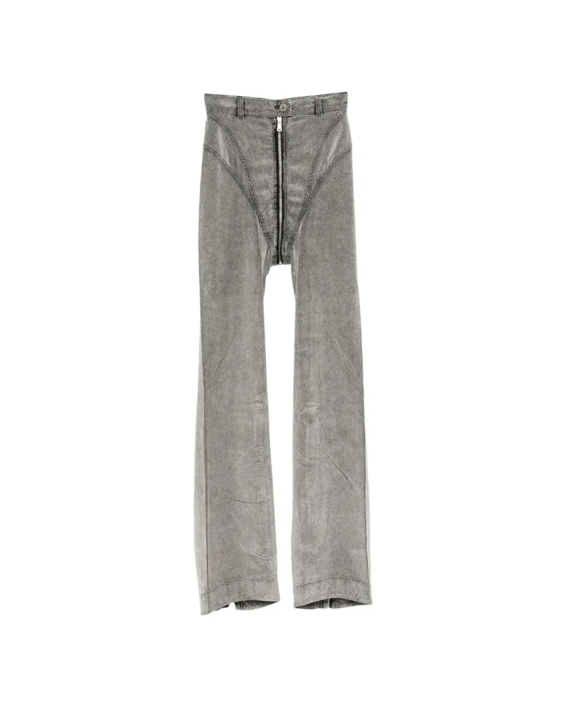Vivienne Westwood Ant Zip-detail Corduroy Trousers Grey
