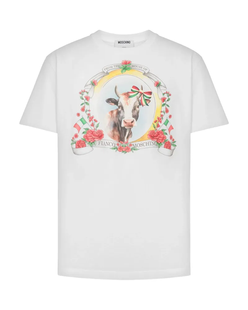 Moschino Graphic-print T-shirt White