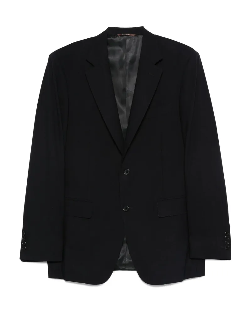 Canali Two-button Wool Jacket Blue