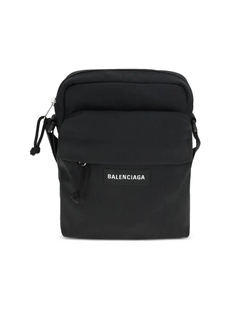 Balenciaga Zip Pouch Shoulder Bag Black