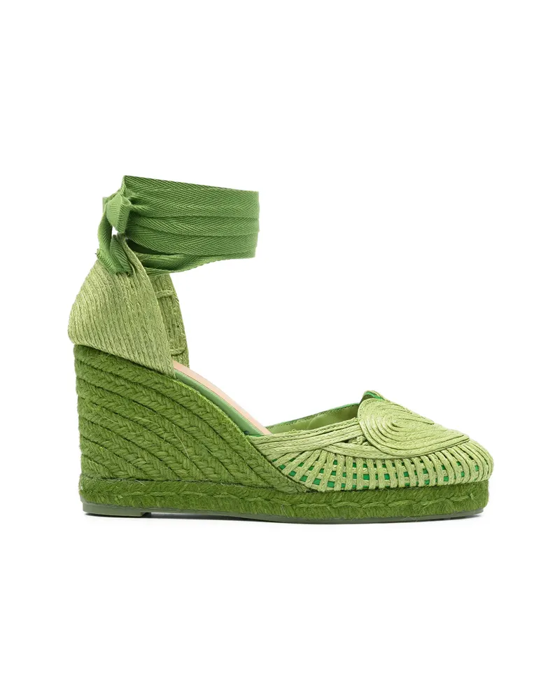 Castañer Cacia Tie-ankle Espadrilles Green