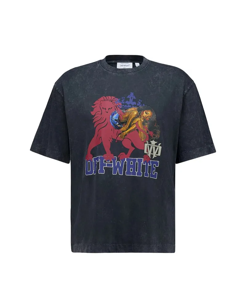 OFF-WHITE Graphic-print T-shirt Black