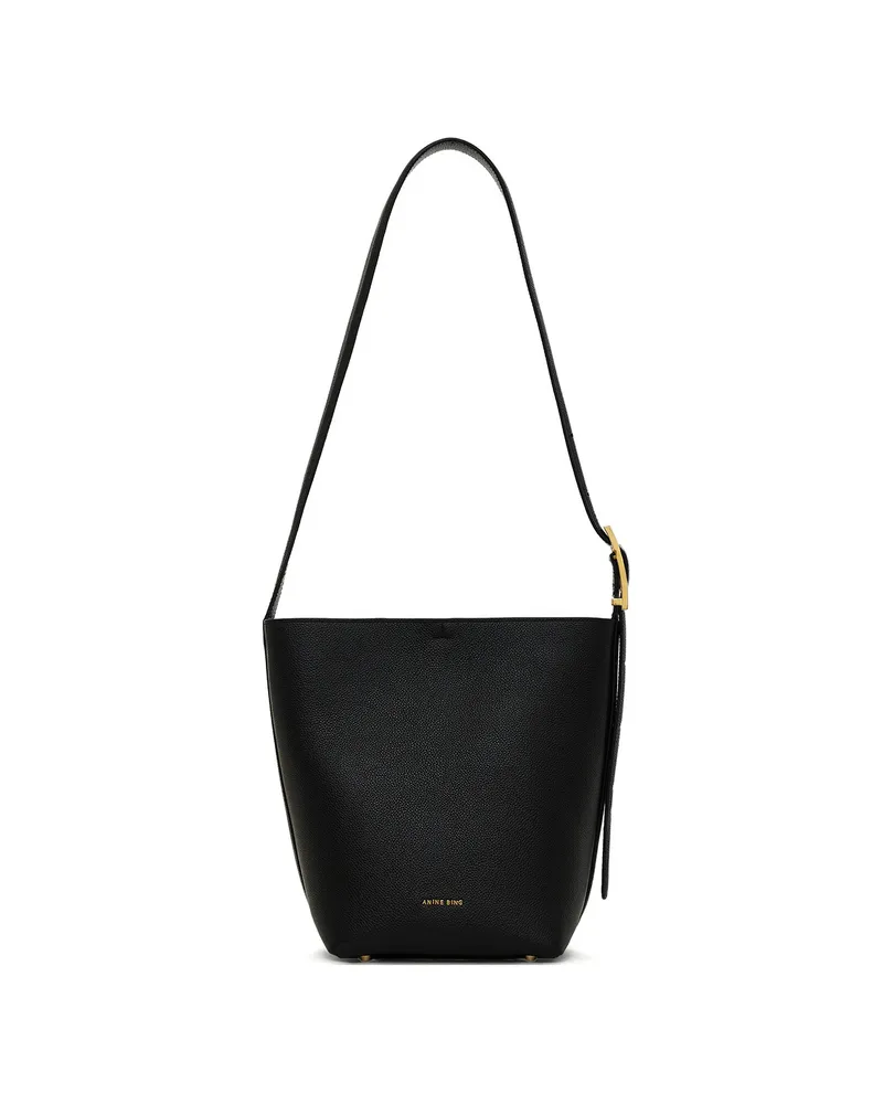 Anine Bing Medium Elly Bucket Bag Black