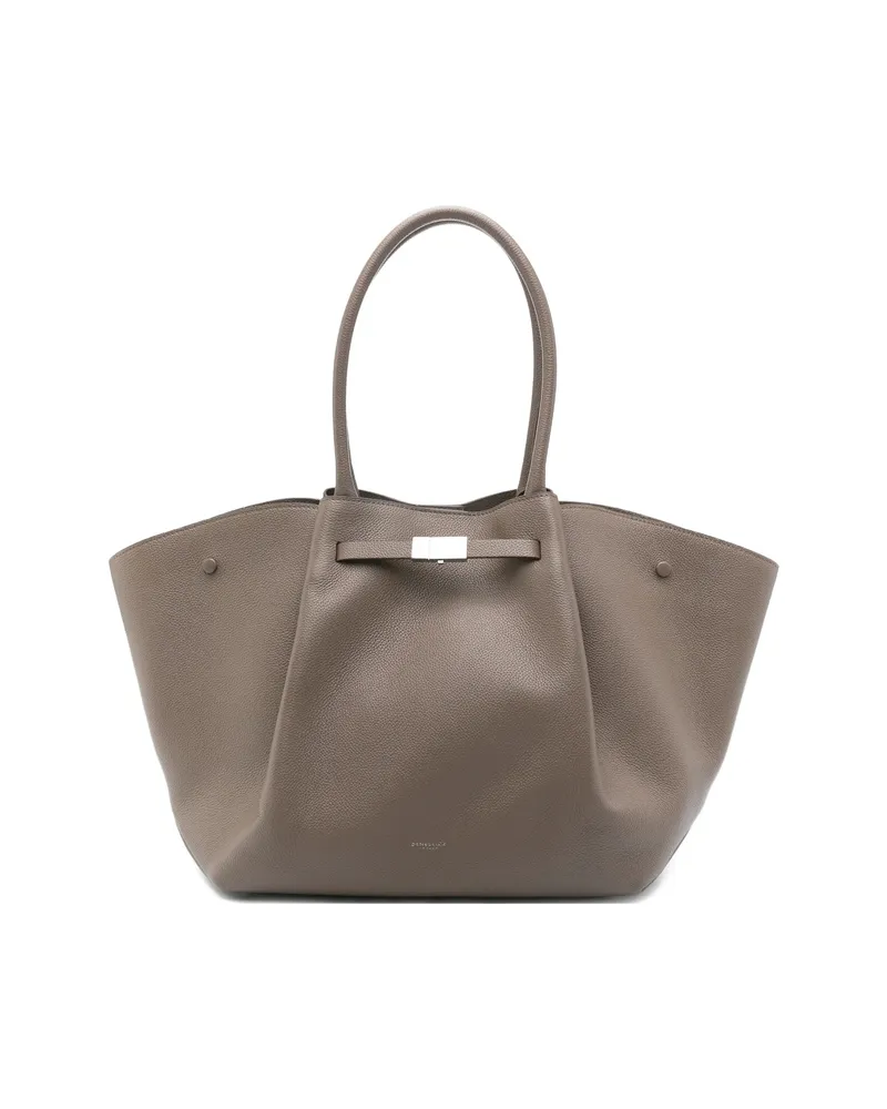 DeMELLIER The New York Silver-tone Hardware Shoulder Bag Neutrals