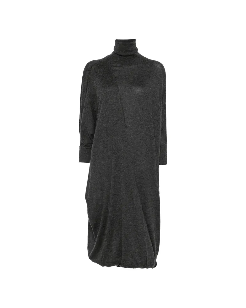 Petar Petrov Roll-neck Midi Dress Grey