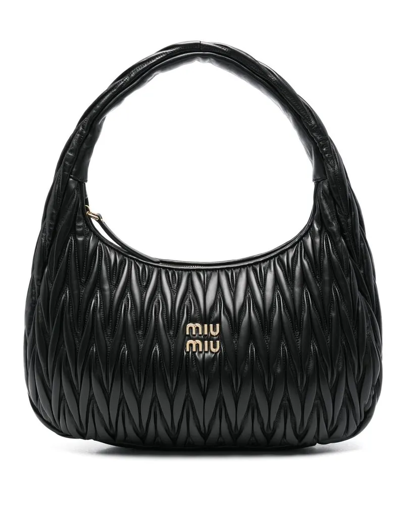 Miu Miu Wander Shoulder Bag Black