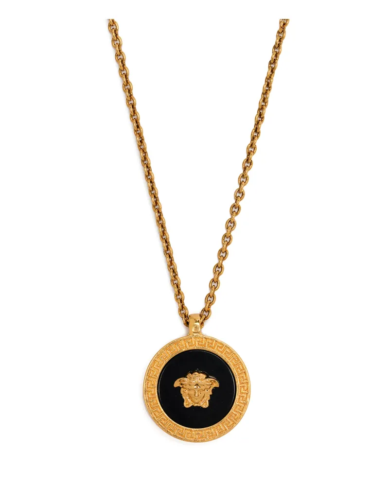 Versace Medusa Pendant Necklace Gold