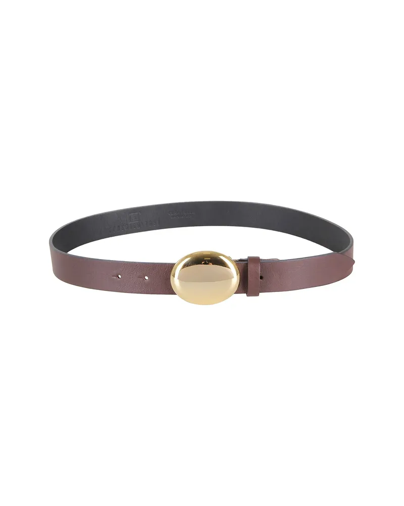 Federica Tosi Oval-buckle Belt Brown