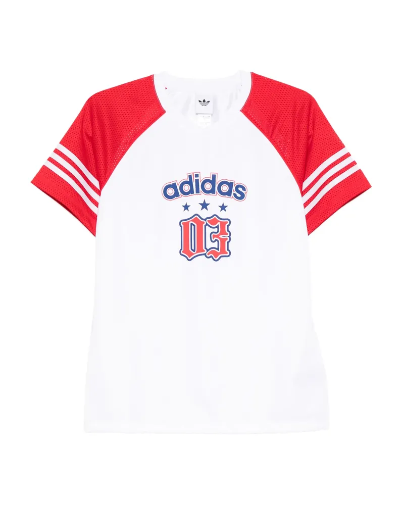 adidas Logo-print T-shirt White