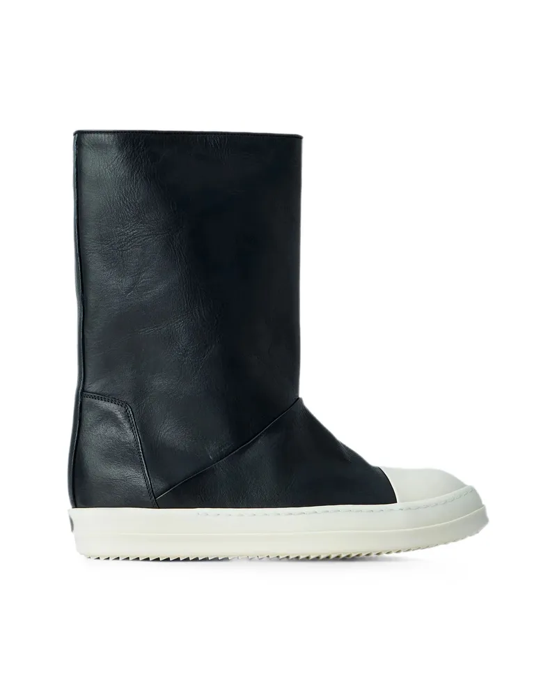 Rick Owens Sneakwaders Round-toe Boots Black