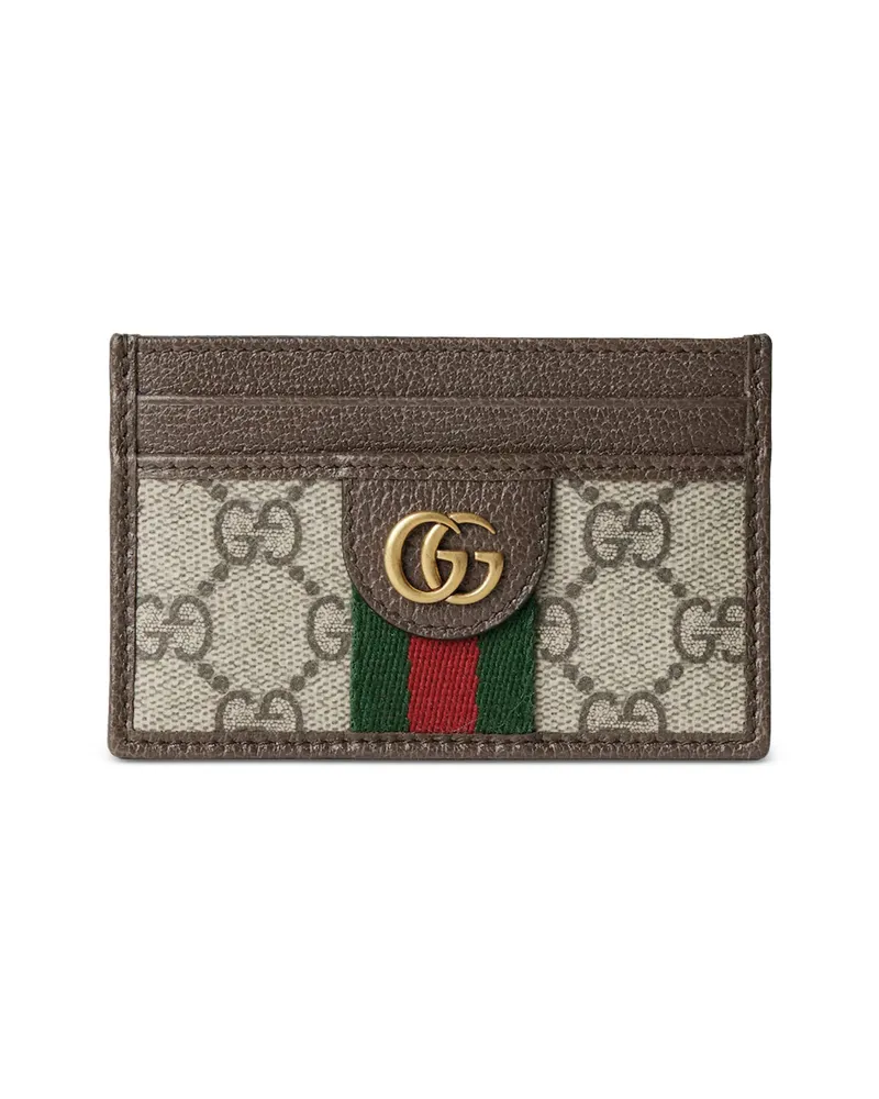 Gucci OPHIDIA CARD HOLDER Brown