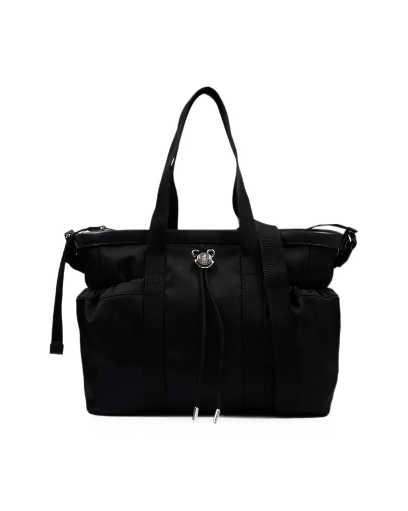Moncler Drawstring Changing Bag Black