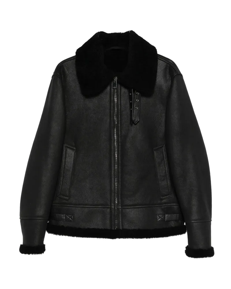 ERALDO Wright Suede Jacket Black