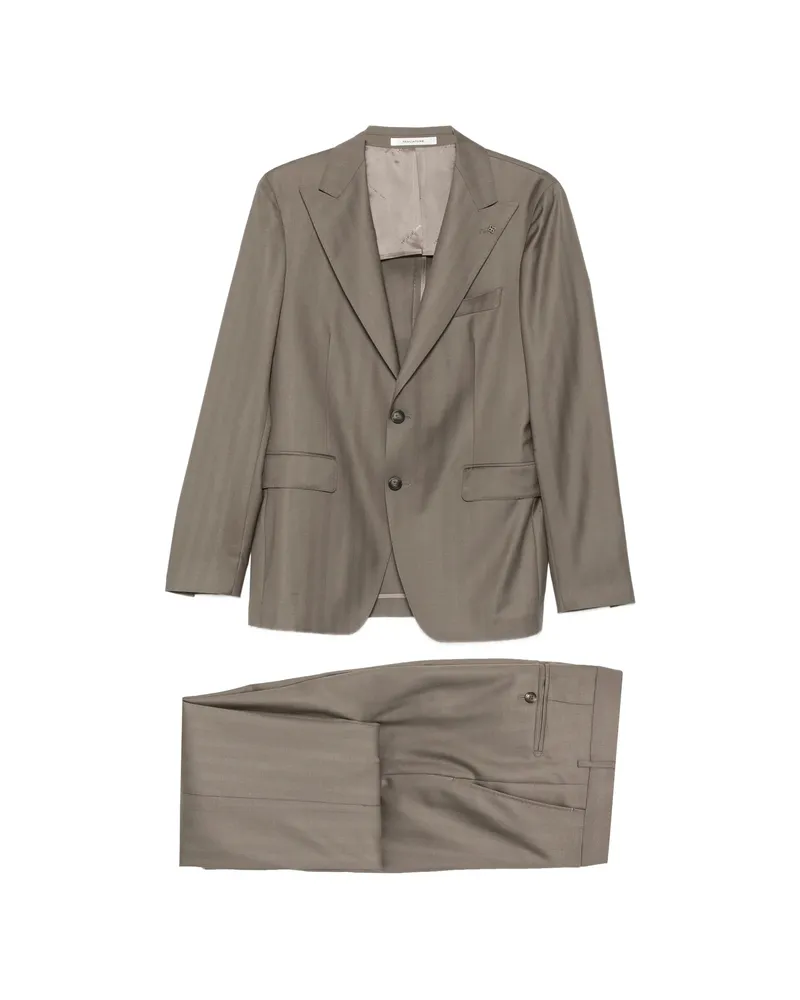 Tagliatore Single-breasted Suit Brown