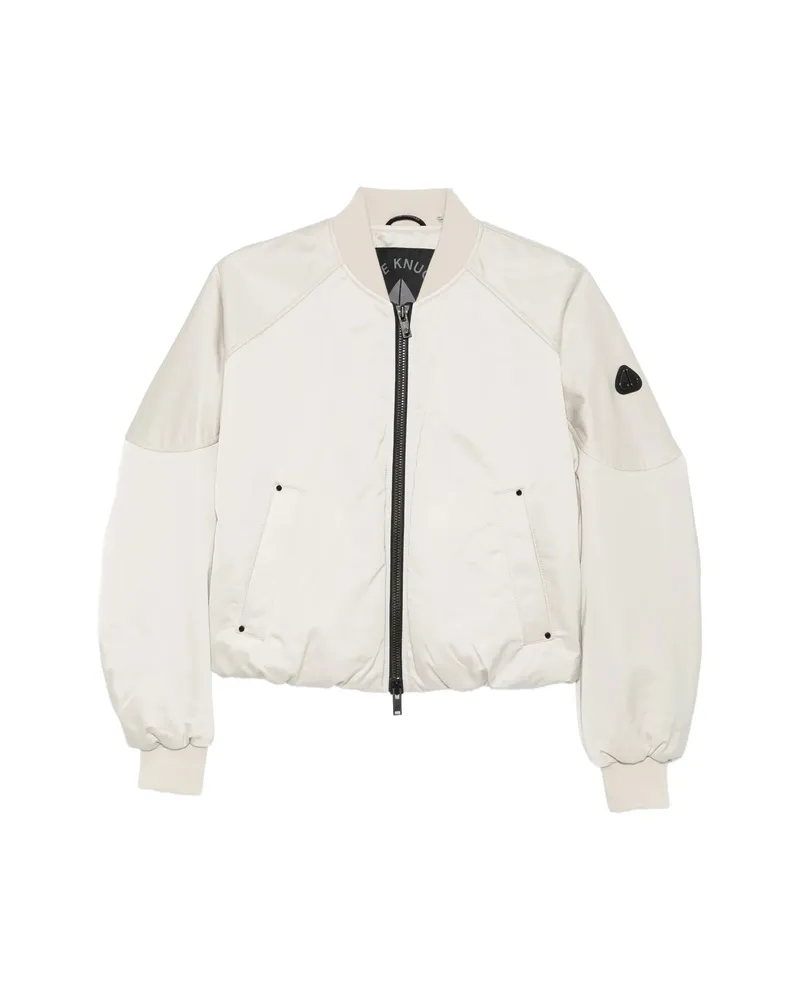 Moose Knuckles Zip-fastening Ruched-sleeve Jacket Neutrals