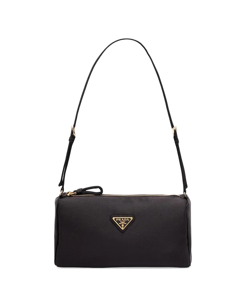 Prada Triangle-logo Shoulder Bag Black