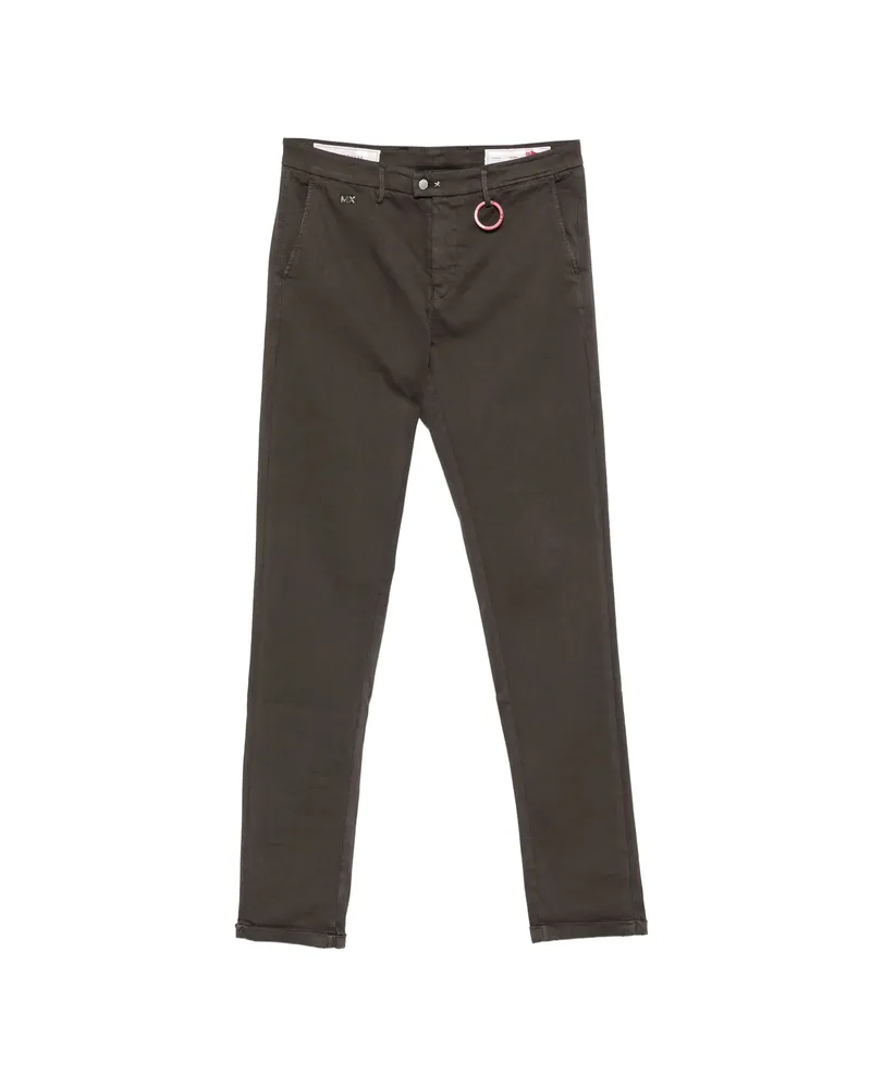 Tramarossa Luis Logo-patch Straight-leg Trousers Brown