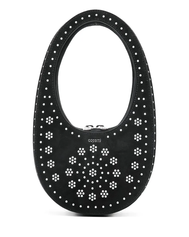 COPERNI Mini Swipe Floral-stud Tote Bag Black