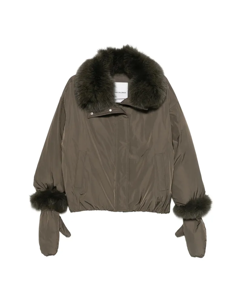 Yves Salomon Jackets Brown