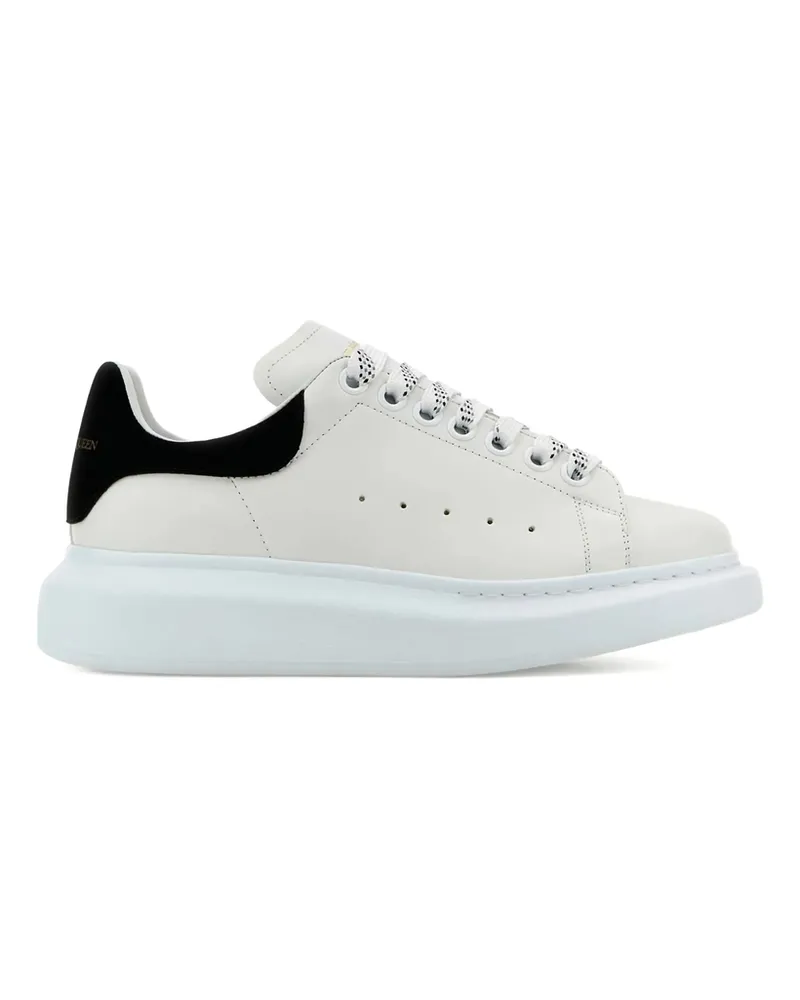Alexander McQueen Oversized Leather Sneakers White